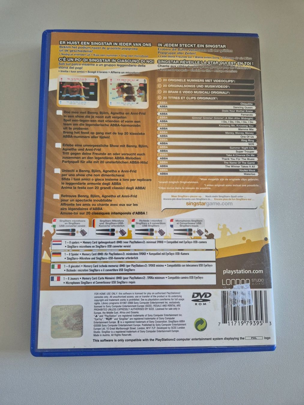 Jeux: SingStar ABBA PlayStation 2 Spiel – D'occasion à Ettiswil par beekeper13 1
