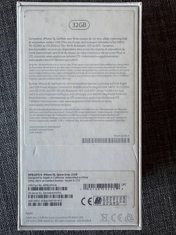 Handys / Smartphones: iPhone SE 32GB – Gebraucht aus Steffisburg von lar_p6mh 2