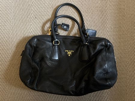 Prada Black Leather Handbag