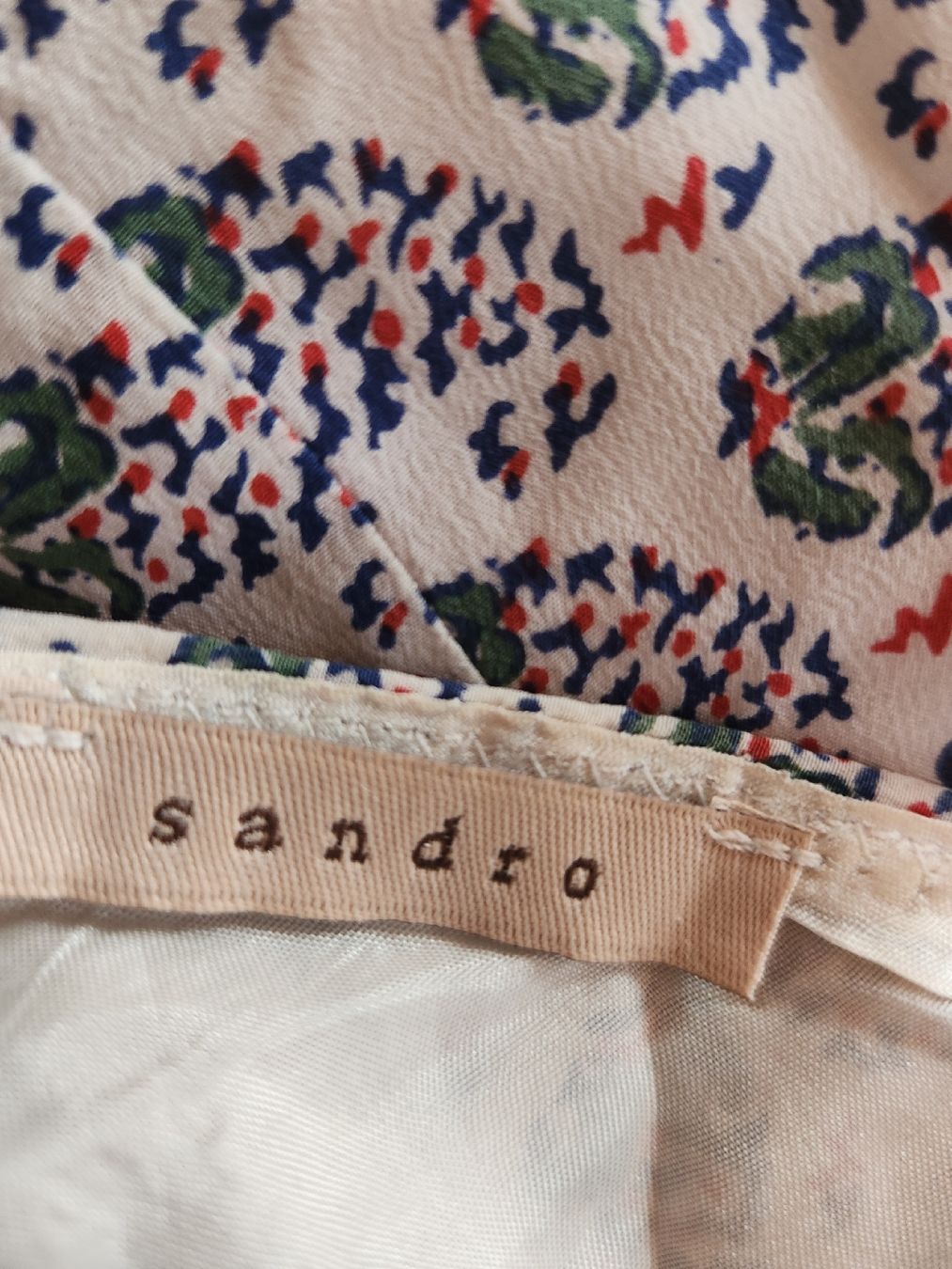 Sandro Kleider: Robe Sandro Soie T.1 imprimée  – Gebraucht aus Niedergösgen von Eva2410 3