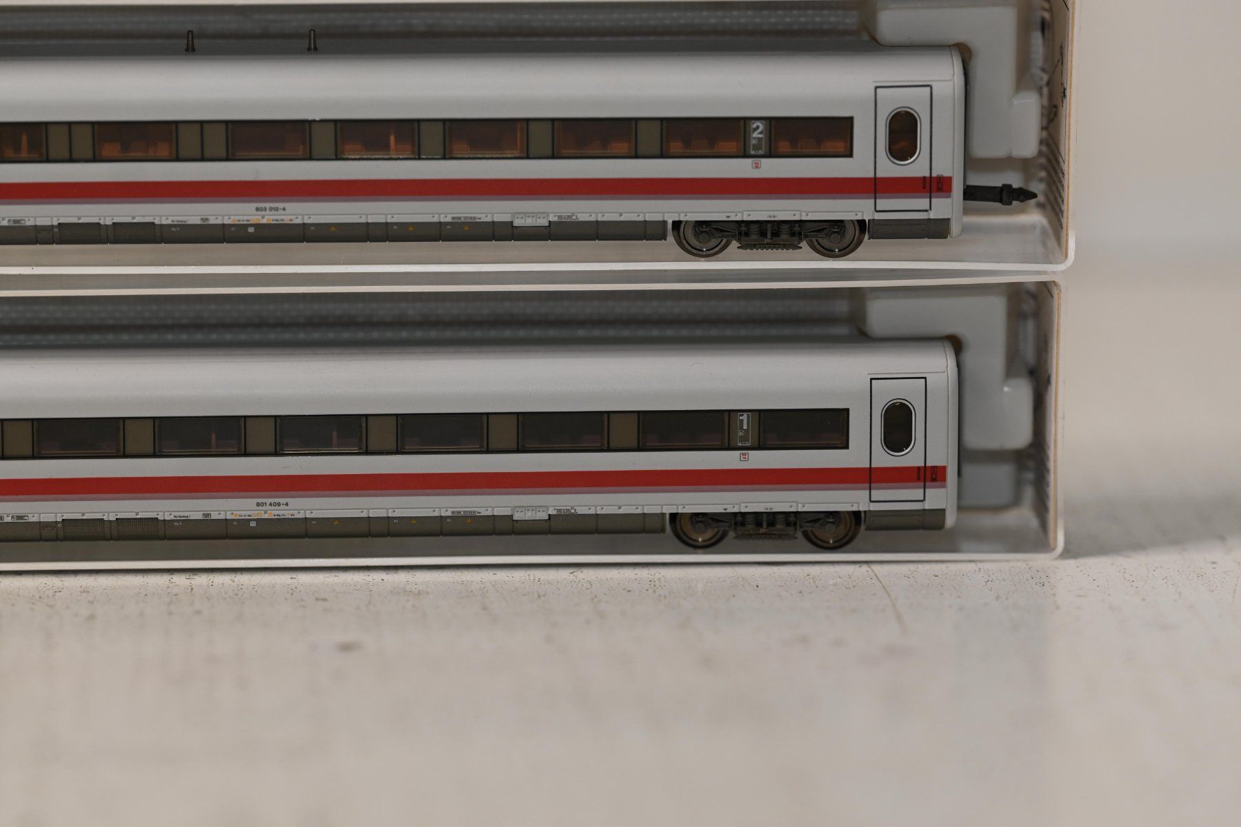 Fleischmann Modelleisenbahnen: 3x DB ICE  Wagen Fleischmann Spur N mit OVP – Gebraucht aus Laupen ZH von Zmoewe 3