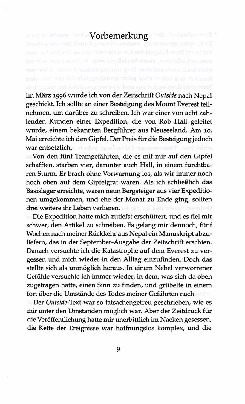 Libri: Krakauer Jon, In eisige Höhen – Nuovo (secondo la descrizione) da Sarnen venduto da Livres 5