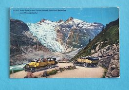 Furka Strasse - Auto-Post - Postauto - Rhonegletscher - 1923
