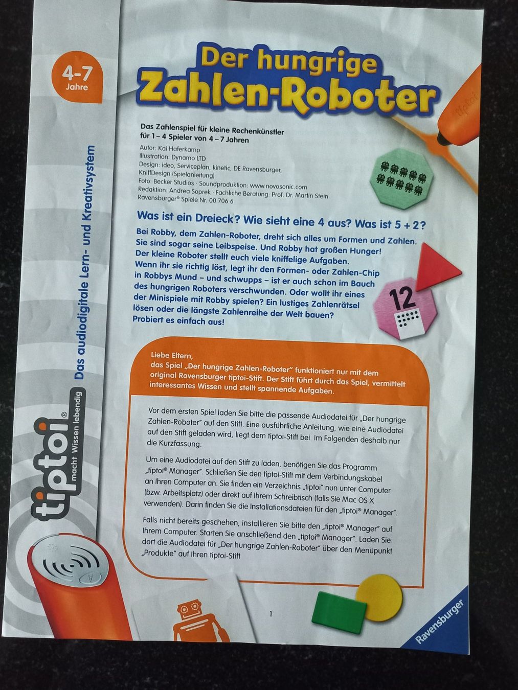 Ravensburger Giochi: Tip toi Der hungrige Zahlen-Roboter – Usato da Rüthi (Rheintal) venduto da topseller2027 3
