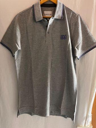 Poloshirt, CERRUTI 1881, Grösse L, Grau