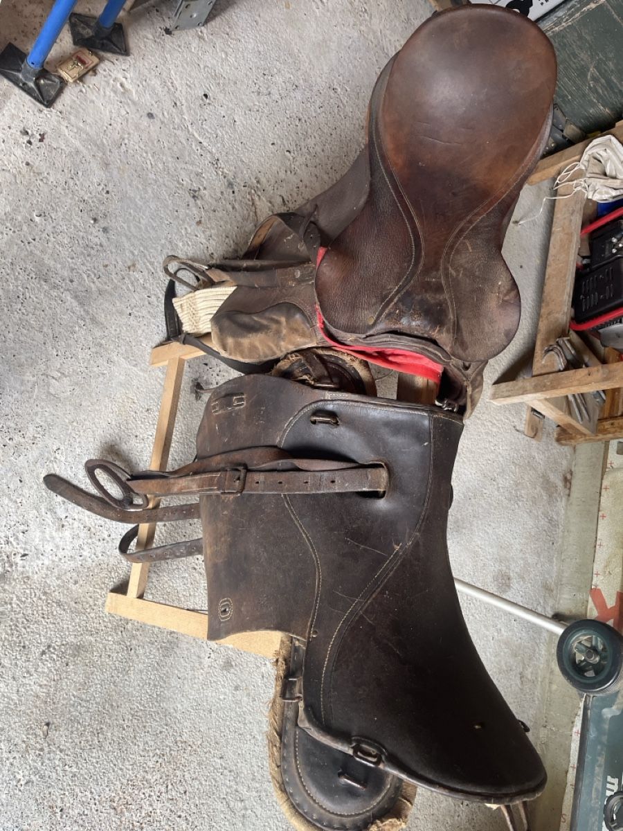 Selle & Accessori: 2 Alte Sättel – Difettoso da Oberwil i. S. venduto da sam95s