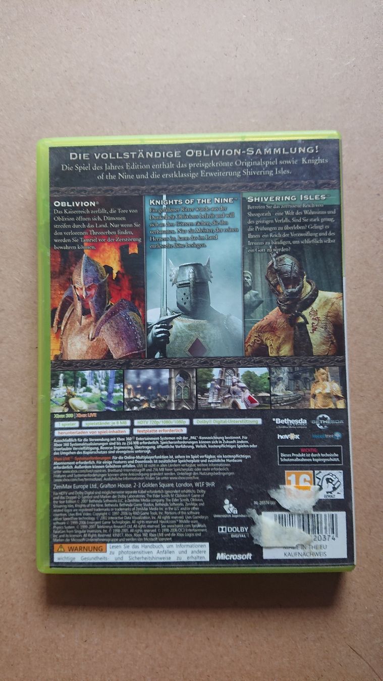 Spiele: Oblivion Xbox 360 – Gebraucht aus Chur von FreakofRarity 1