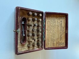 Uhrmacher-Bohrerset antik / Ausstellungsqualität