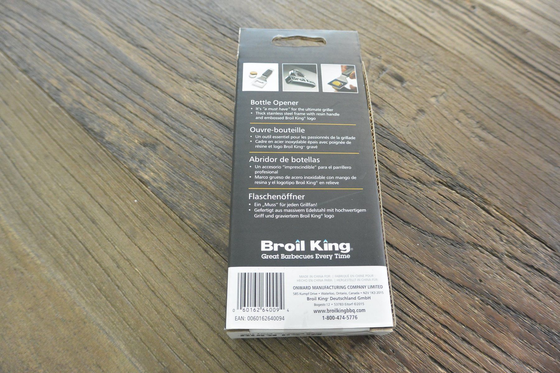 Apribottiglie & Tappi per chiusura: BROIL KING Flaschenöffner ab 1.- – Nuovo e nell'imballaggio originale da Laupen ZH venduto da Tremila 2