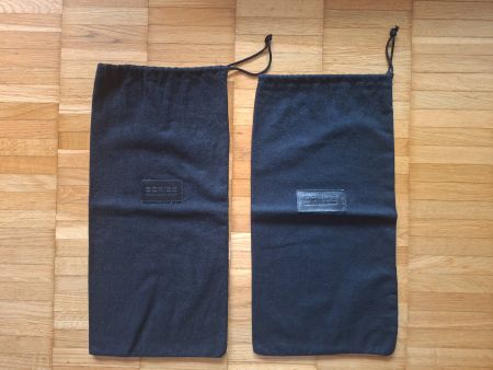 2 Bally SCRIBE  Schuhbeutel / Staubbeutel  schwarz