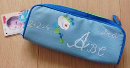 Haba Stoff Etui hellblau ungebraucht 19,5x9,5x3,5cm