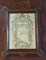 Diplom 1911 - Stadt Bern im Holzrahmen