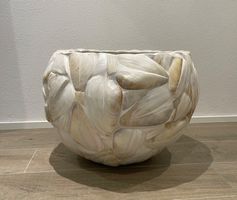 Grosser Pflanzentopf Muscheloptik