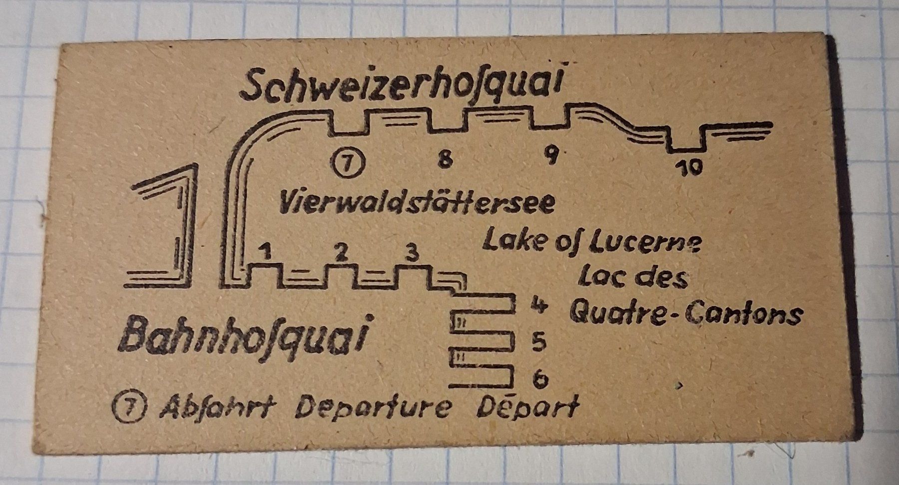 Billets: SGV Billet - Bundesfeier 1972 – D'occasion à Tägerig par rob_psv5 1