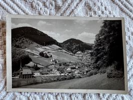 Ansichtskarte, Luftpost gelaufen 1882(?) Wildgutach