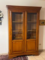 Vitrine SELVA Kirschbaum Bücherschrank Biedermeier Stilmöbel