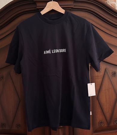 Aime Leon Dore blaue Tshirt Made in Canadá