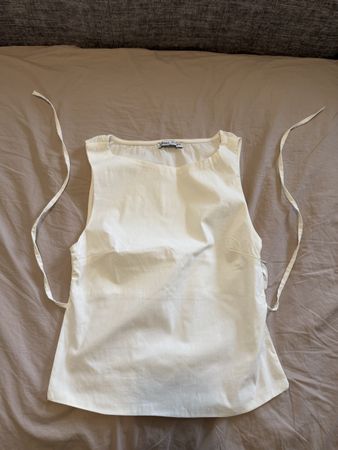 Bershka Top Blanc Taille S bon état