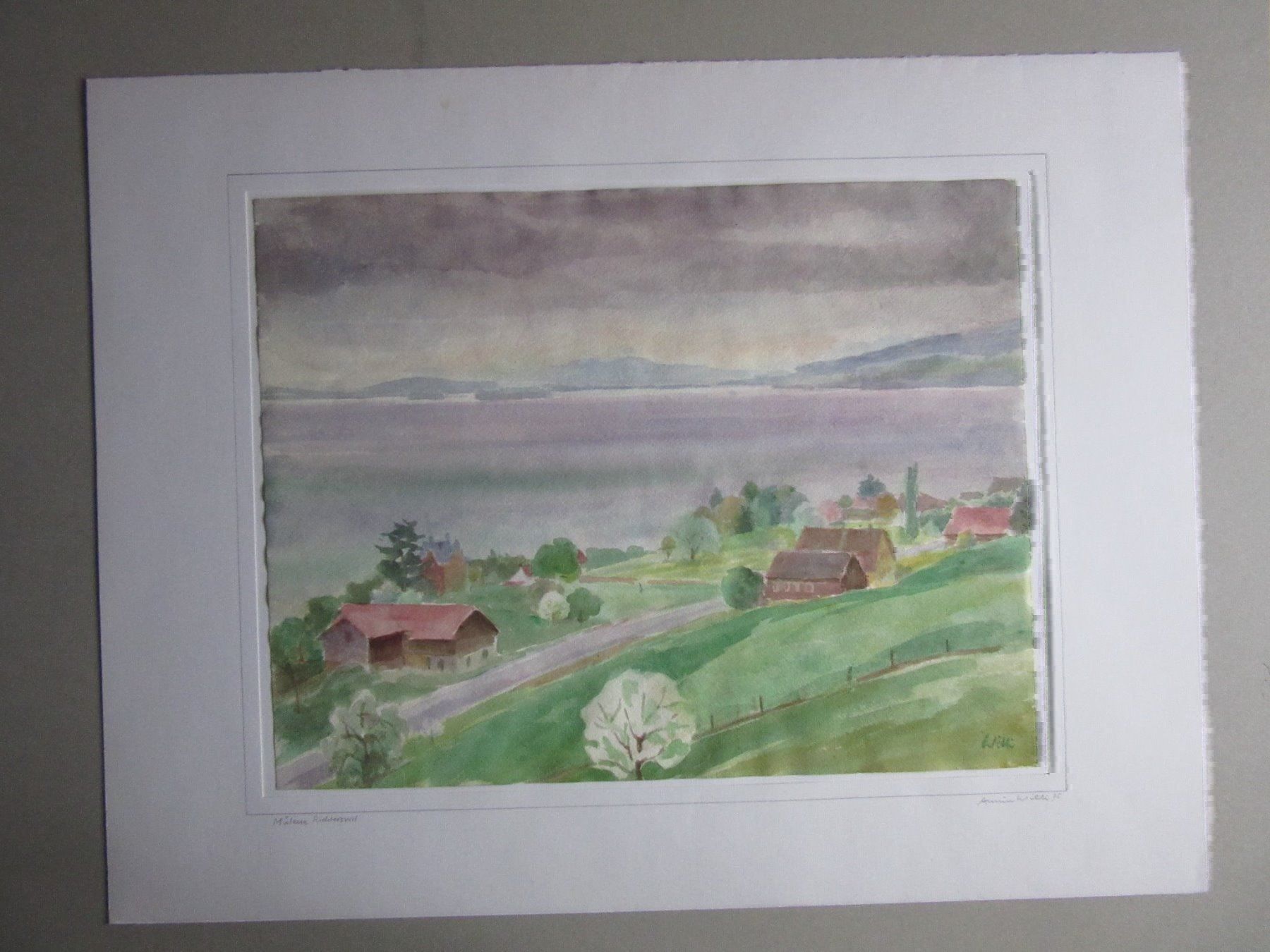 Foto & Immagini: ARMIN WILLI  AQUARELL SIGNIERT – Usato da Gersau venduto da grafik-kunst 4