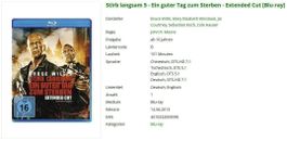 Stirb langsam 5 - Extended Cut [Blu-ray]