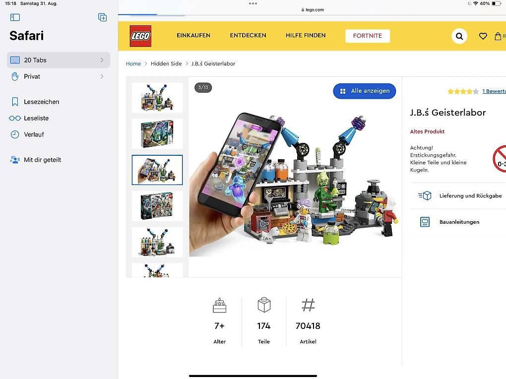 Baukästen: Neu ungeöffnet Lego Hide Side 70418 – Gebraucht aus Abtwil SG von Riono-01 2
