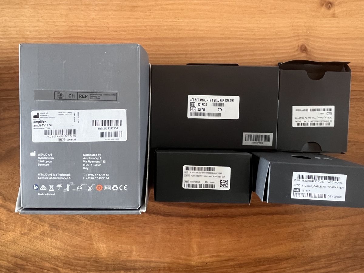 Amplifon Attrezzature mediche: Amplifon Hörgeräte TV Streamer – Usato da Laupen BE venduto da Rohe5500 6