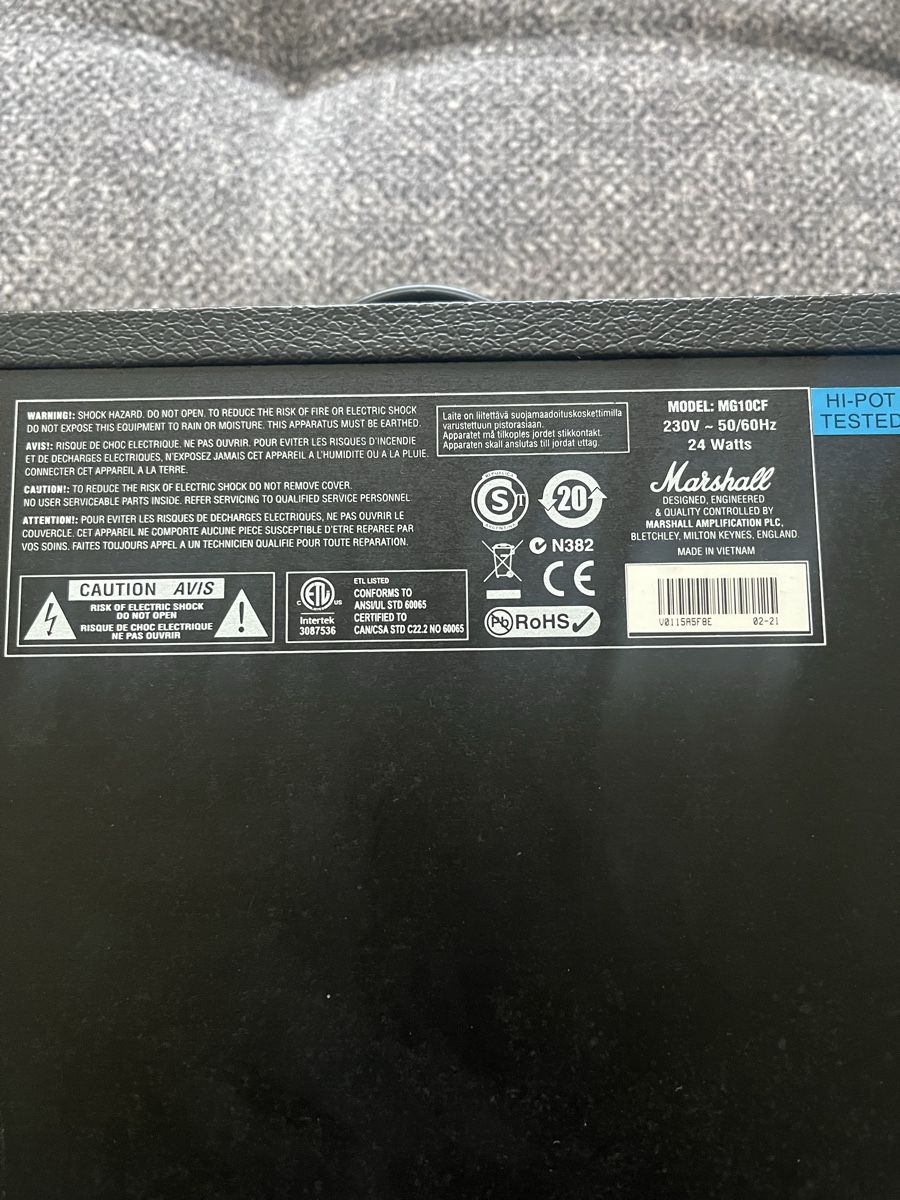 Marshall Amplificateurs: Amplificateur Marshall MG10  – D'occasion à Genève par sch_xv8q 2