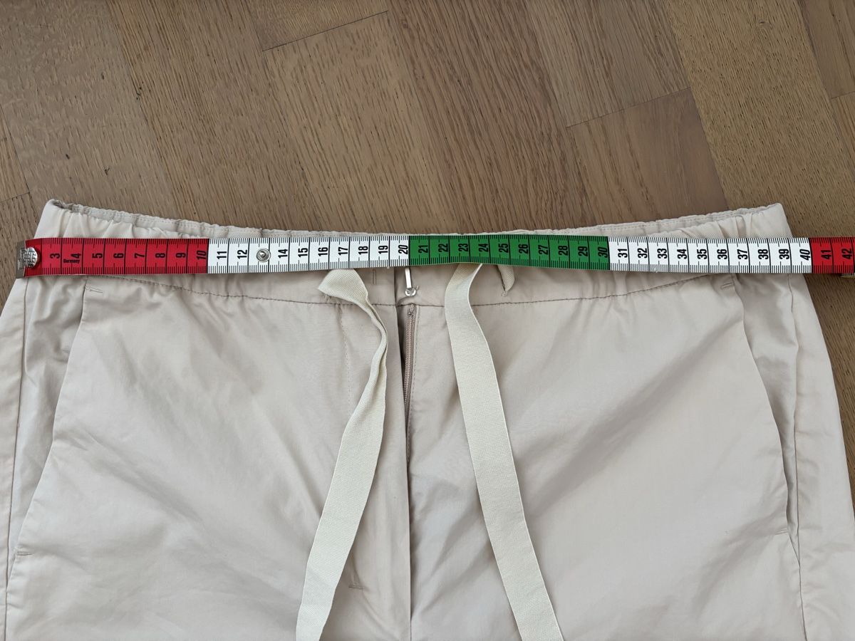 Max Mara Hosen: Max Mara Hose, Baumwolle, grau beige in 38 – Neu (gemäss Beschreibung) aus Luzern von Magda1914 3