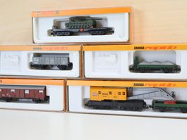 ARNOLD Panzerwagen/Kranwagen/..Set - Spur N - schöne Modelle