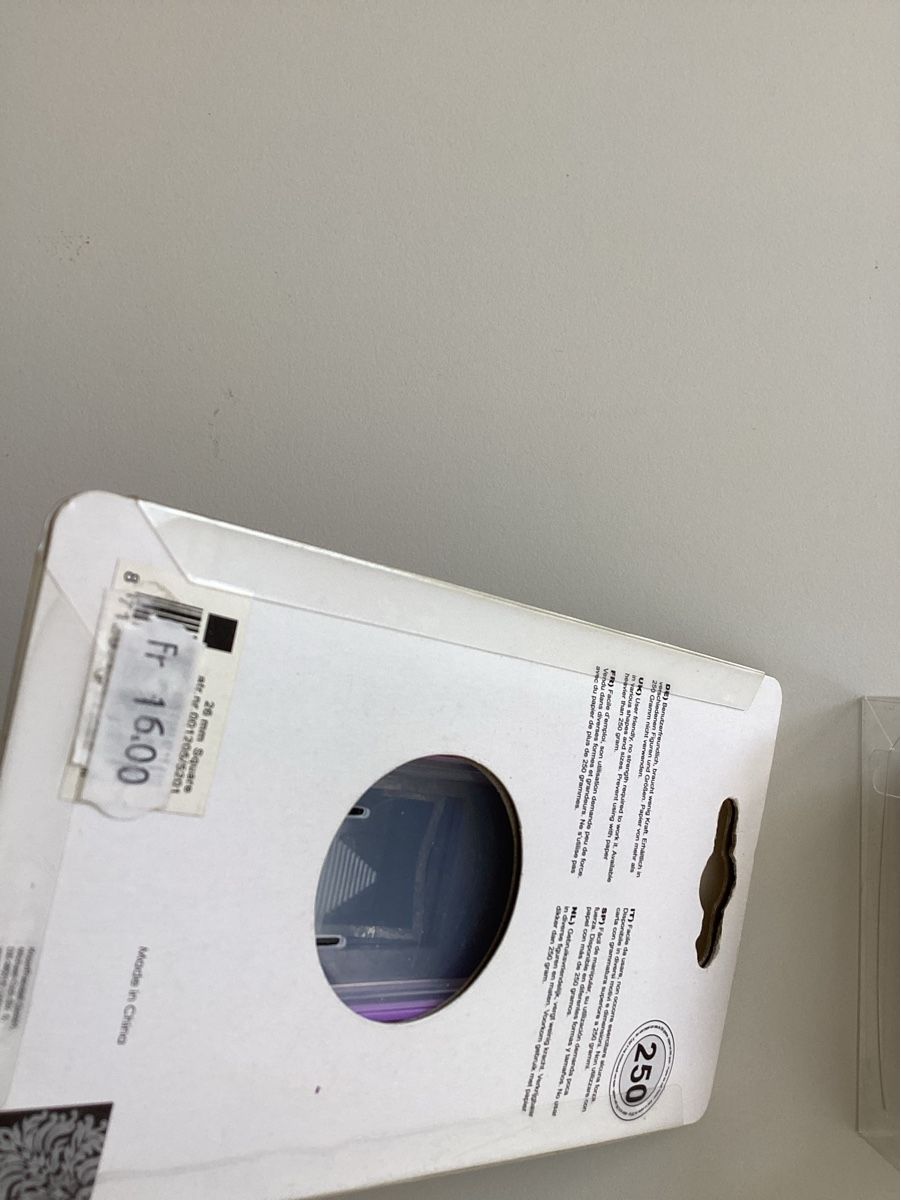 Bastelsets: Stempelset und Stanzer – Neu und originalverpackt aus Schüpfheim von W010 3