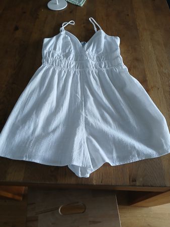 Jumpsuite Hosenrock New Yorker S weiss ungetragen