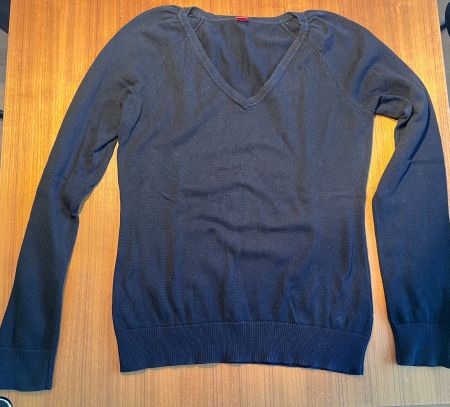 Esprit Damen Pullover schwarz – V-Ausschnitt – Grösse M