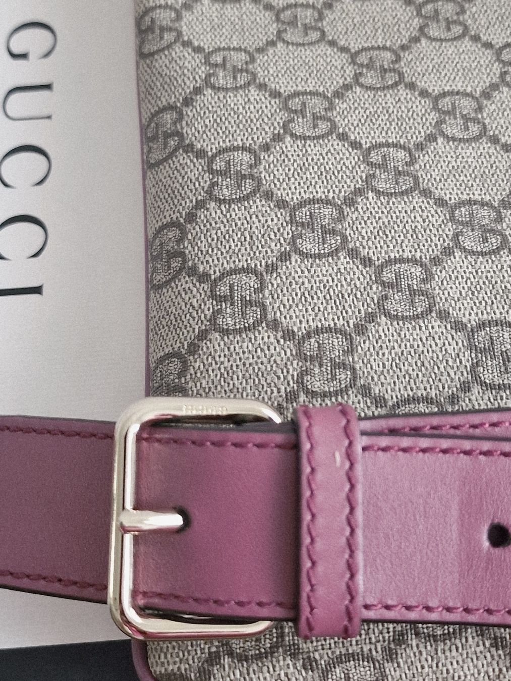 Gucci Borse: Gucci Canvas Messenger Bag Pink – Usato da Herrenhof venduto da wolke__7 7