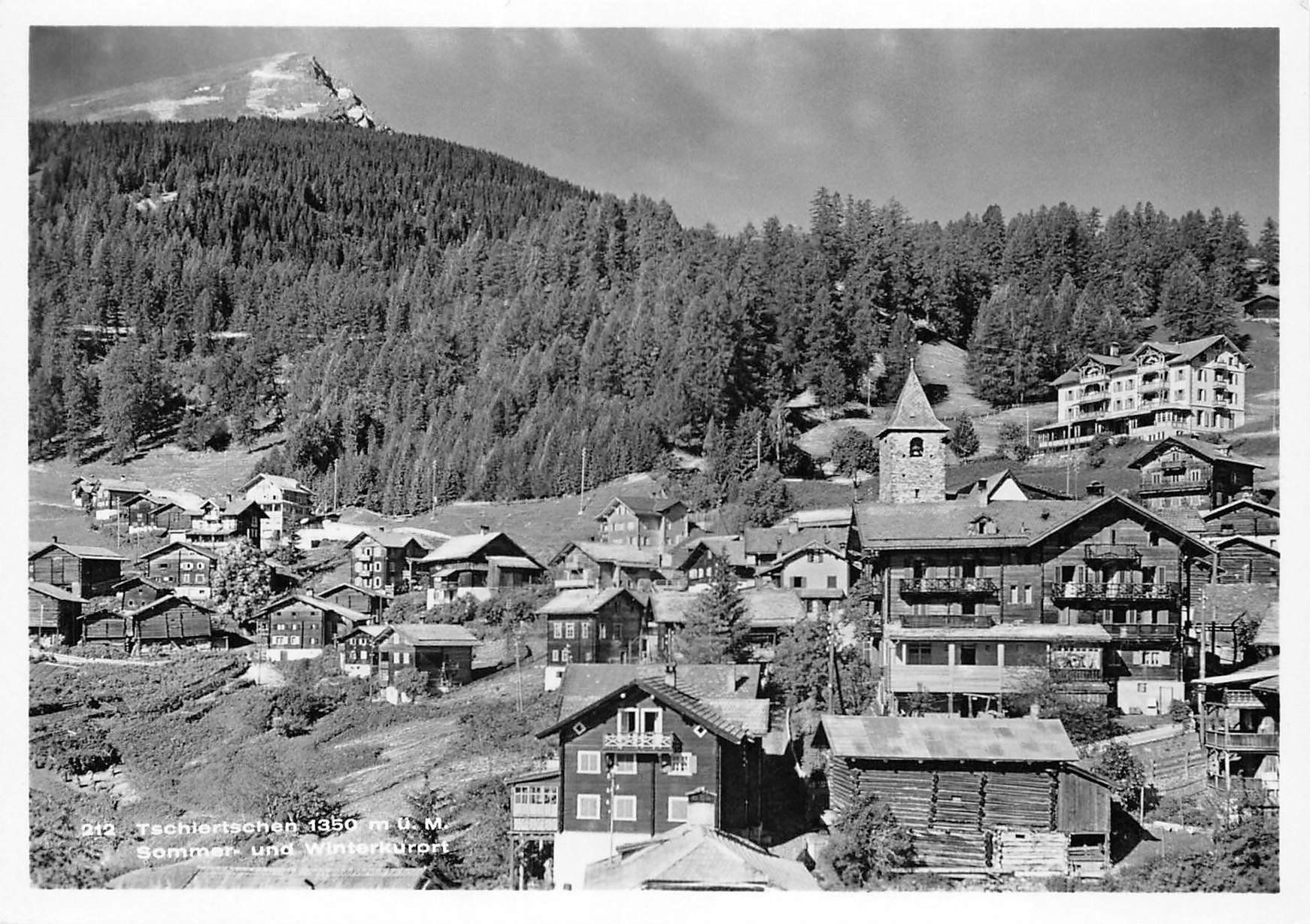 Ansichtskarten: Tschiertschen – Gebraucht aus Ottikon b.Kemptth. von Neptun1974