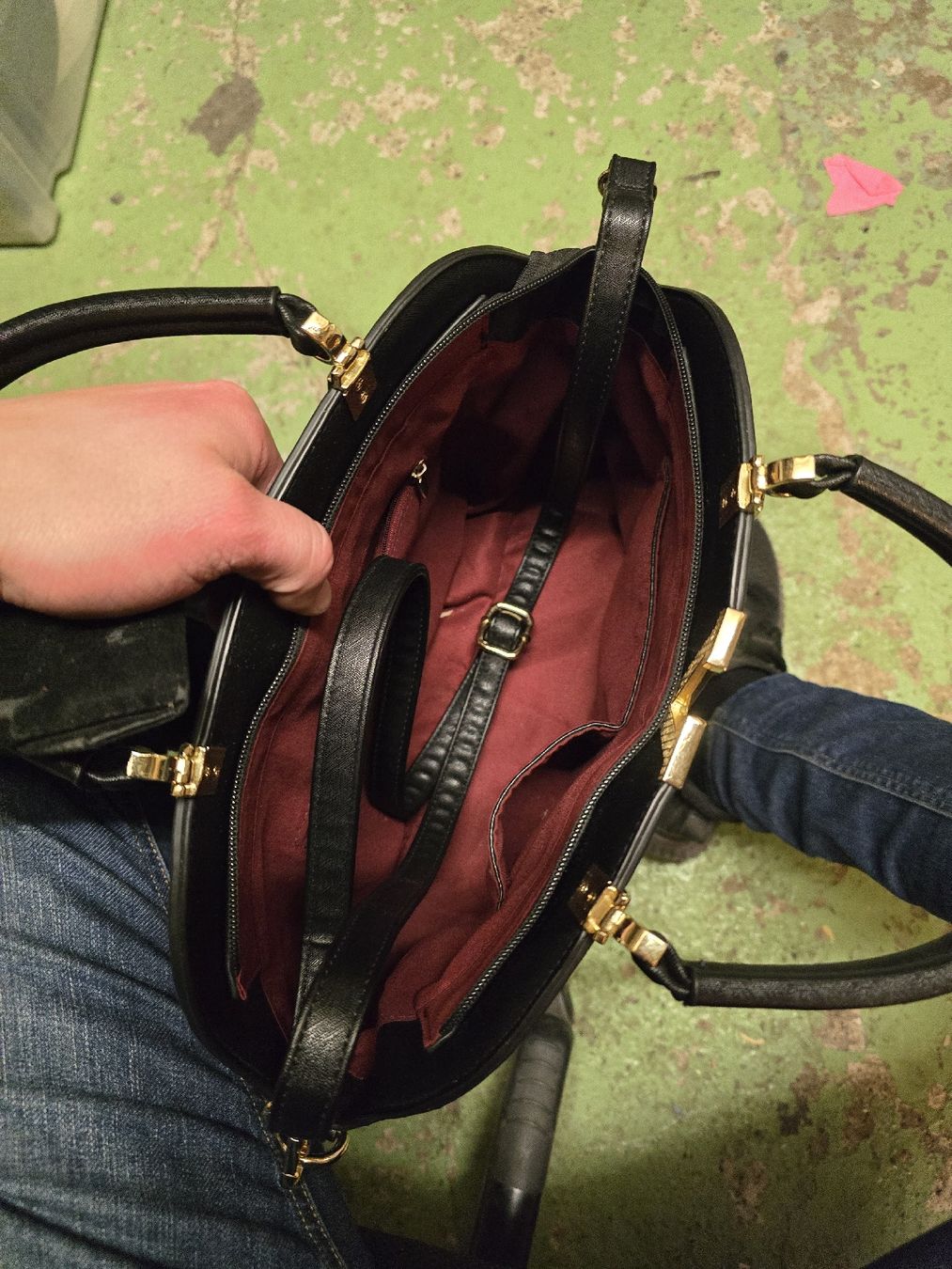 Borse da donna: Schicke Handtasche / Tragetasche, schwarz – Nuovo (secondo la descrizione) da Rorschach venduto da TimelessTrading 3