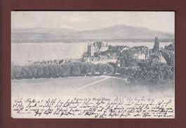 NYON et le Mont Blanc - 1901 // pli d'angle //