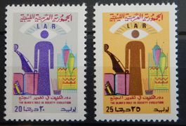 Libyen Kat. 410-411 ** 1973 Kat. 16 Euro