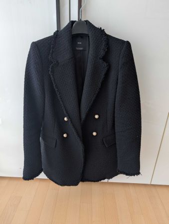 Schwarze Mango-Jacke – Gr. XS