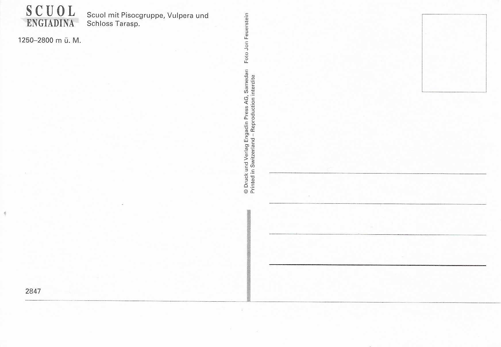 Cartoline postali: Scuol GR – Nuovo (secondo la descrizione) da Rothrist venduto da Stranglehold 1