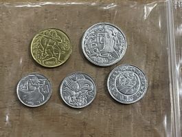 San Marino Lire Münzen von 1973