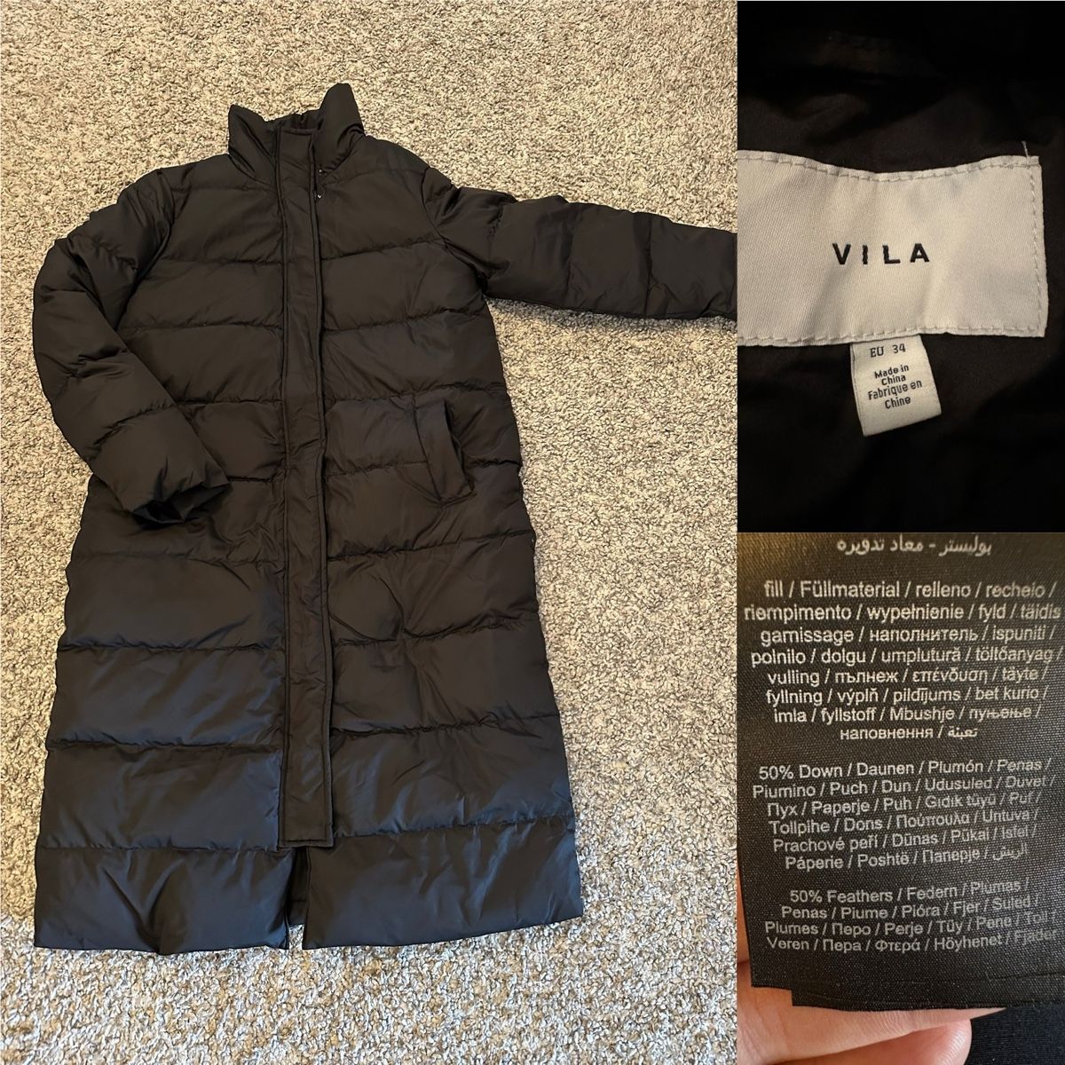 Vila Cappotti: Daunenmantel schwarz 34 – Usato da Schaffhausen venduto da NellyE
