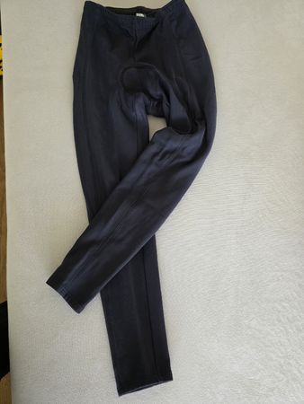 Lange Radhose mit Sitzpolster – Grösse 38 – Schwarz