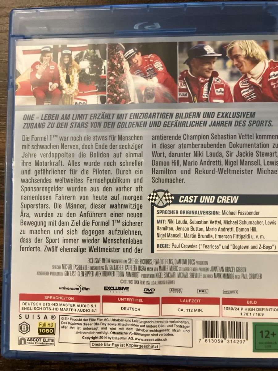 Tutti i DVDs: One Leben am Limit BluRay – Usato da Glarus venduto da Jhuber78 1