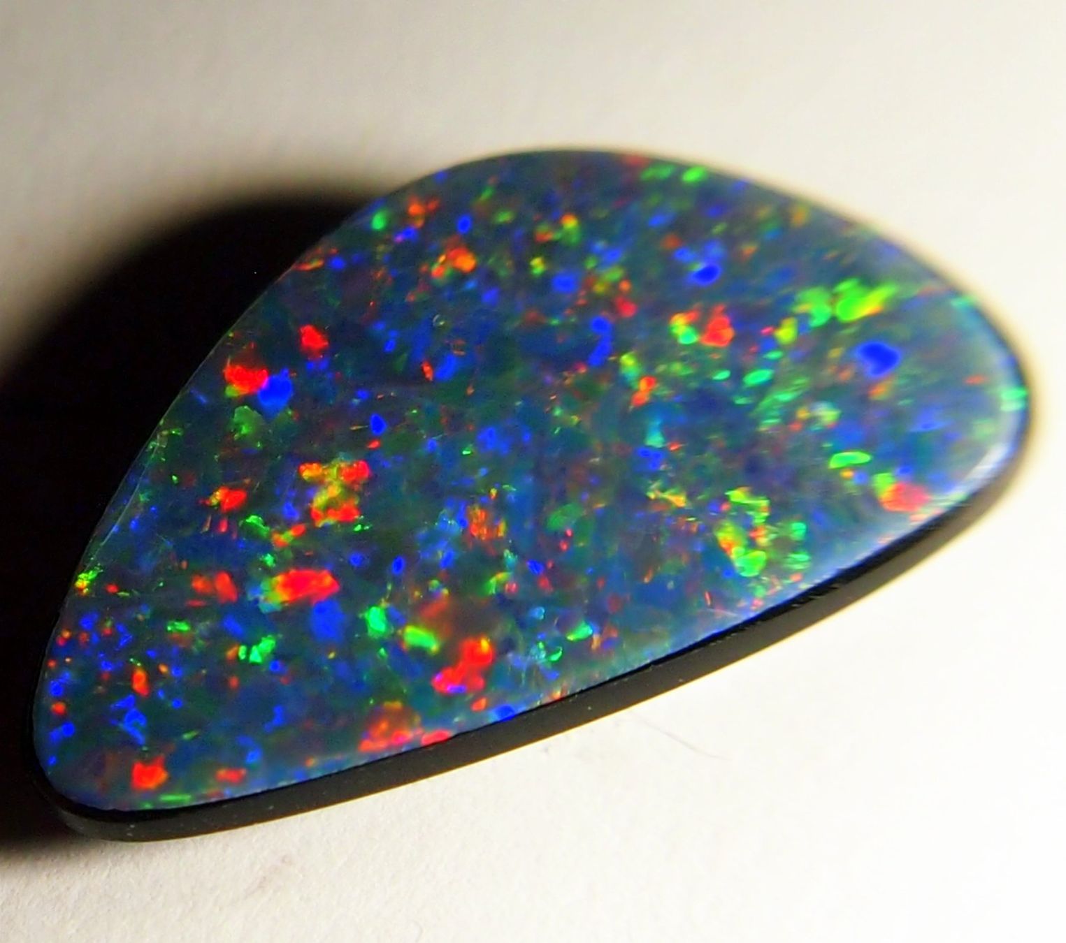 Pietre preziose: 8,7 ct. Multicolour Blackopal-Douplette AAA – Nuovo e nell'imballaggio originale da Reinach BL venduto da rumablum 1