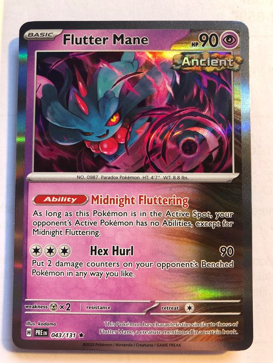 Flutter Mane (rare) 43/131 - Prismatic Ev. - MINT - ab 1.- (Gebraucht ...