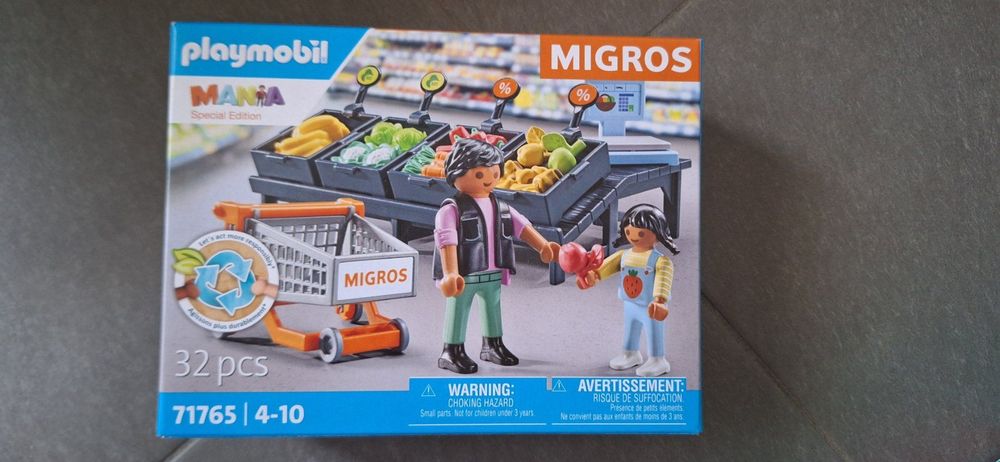Playmobil 71765 - Exclusivité Migros Suisse - Rayon Fruits Et Légumes (32 Pièces) NEUF