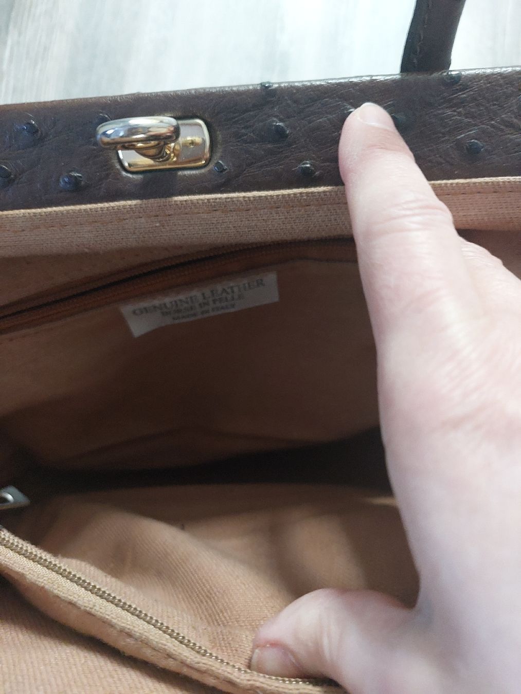 Vera Pelle Borse da donna: Echt leder Tasche – Usato da Dietlikon venduto da Asany 4