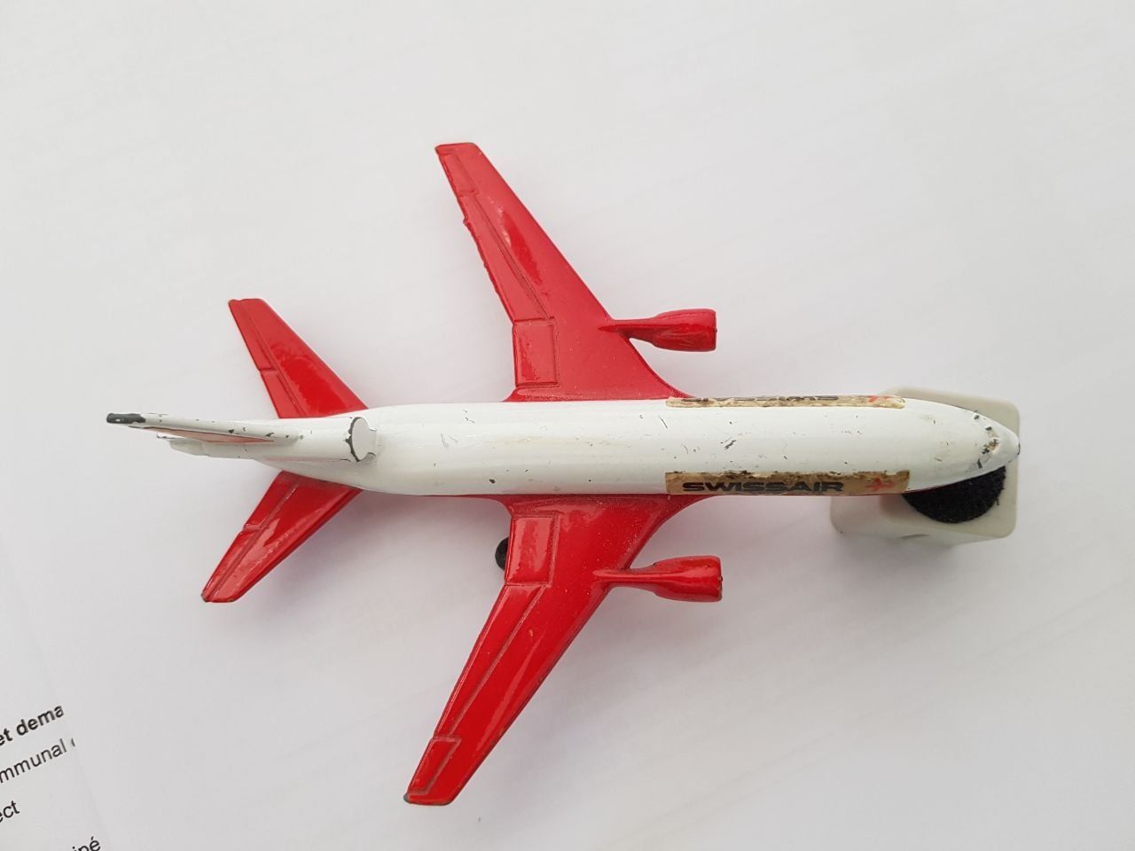 Matchbox Giocattoli: Swissair Matchbox DC10 1973 – Usato da Boécourt venduto da coco611 2