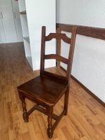Chaise rustique en bois massif - Charme d'antan!