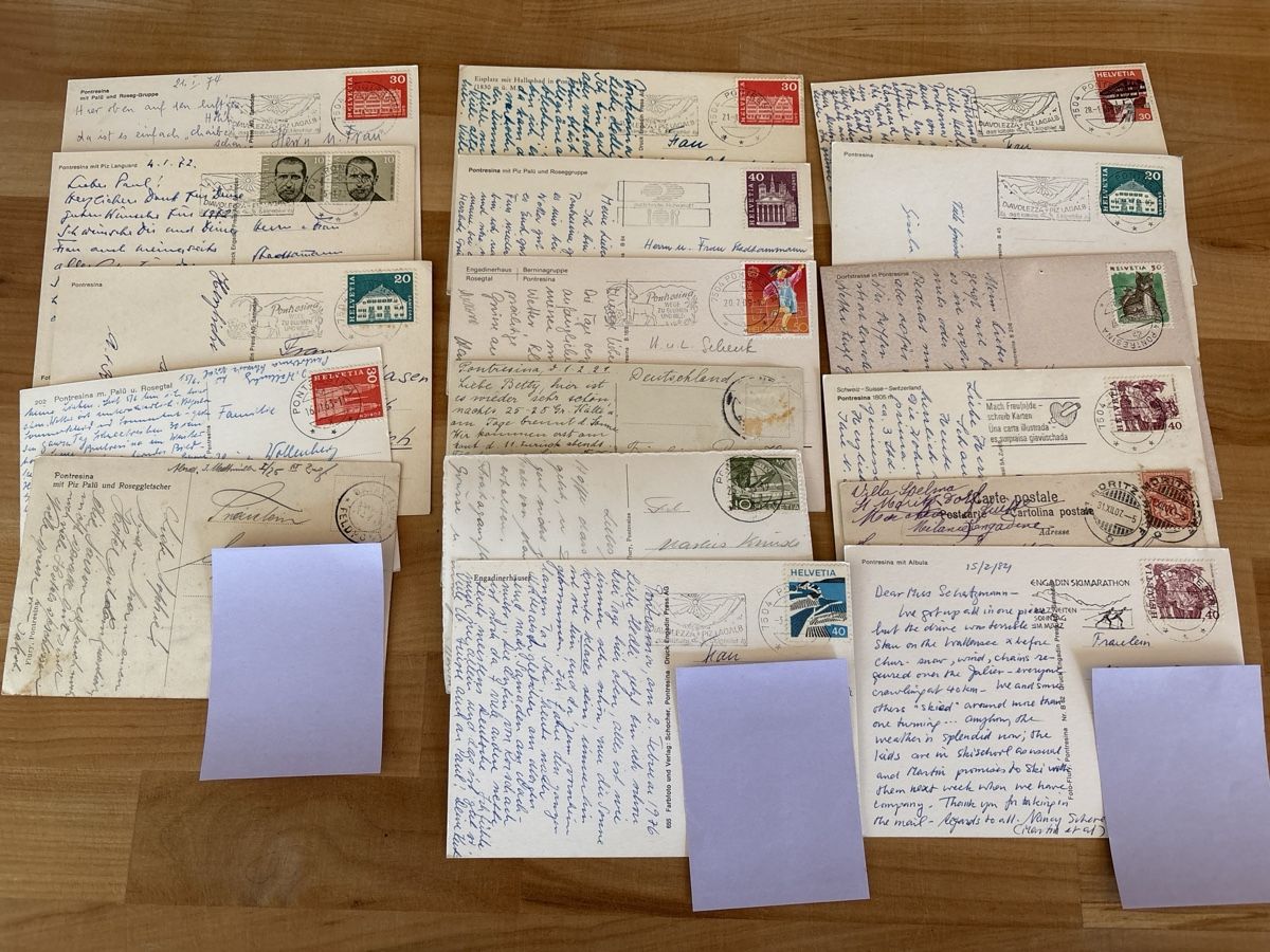 Cartoline postali: AK von Pontresina – Usato da Rümlang venduto da Brieftaube2 1